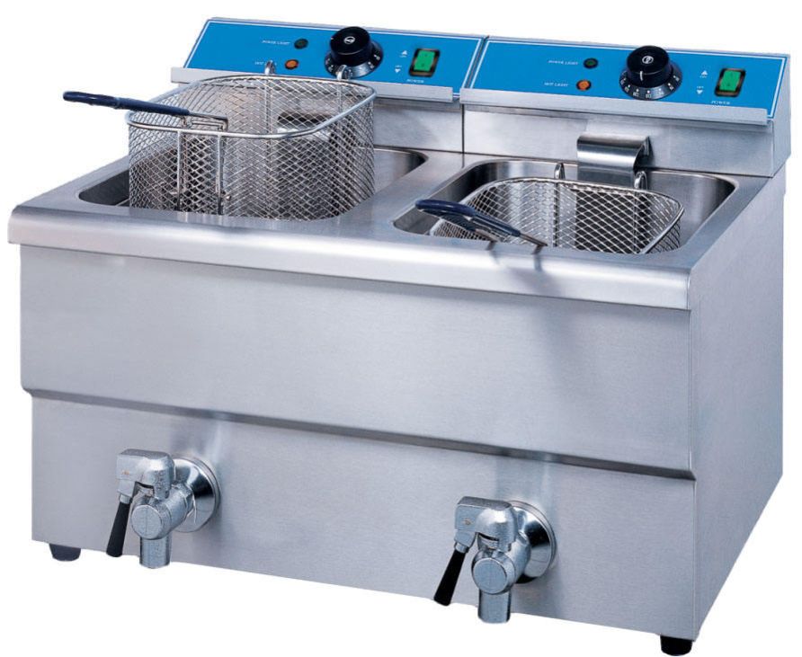 2-Tank 2-Basket Electric Fryer
